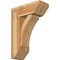 Ekena Millwork Thorton Slat Rough Sawn Bracket w/ Offset Brace, Western Red Cedar, 8"W x 20"D x 28"H BKT0806X20X28THR06RWR - alternate 1